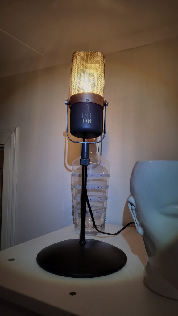 Microphone Table Lamp